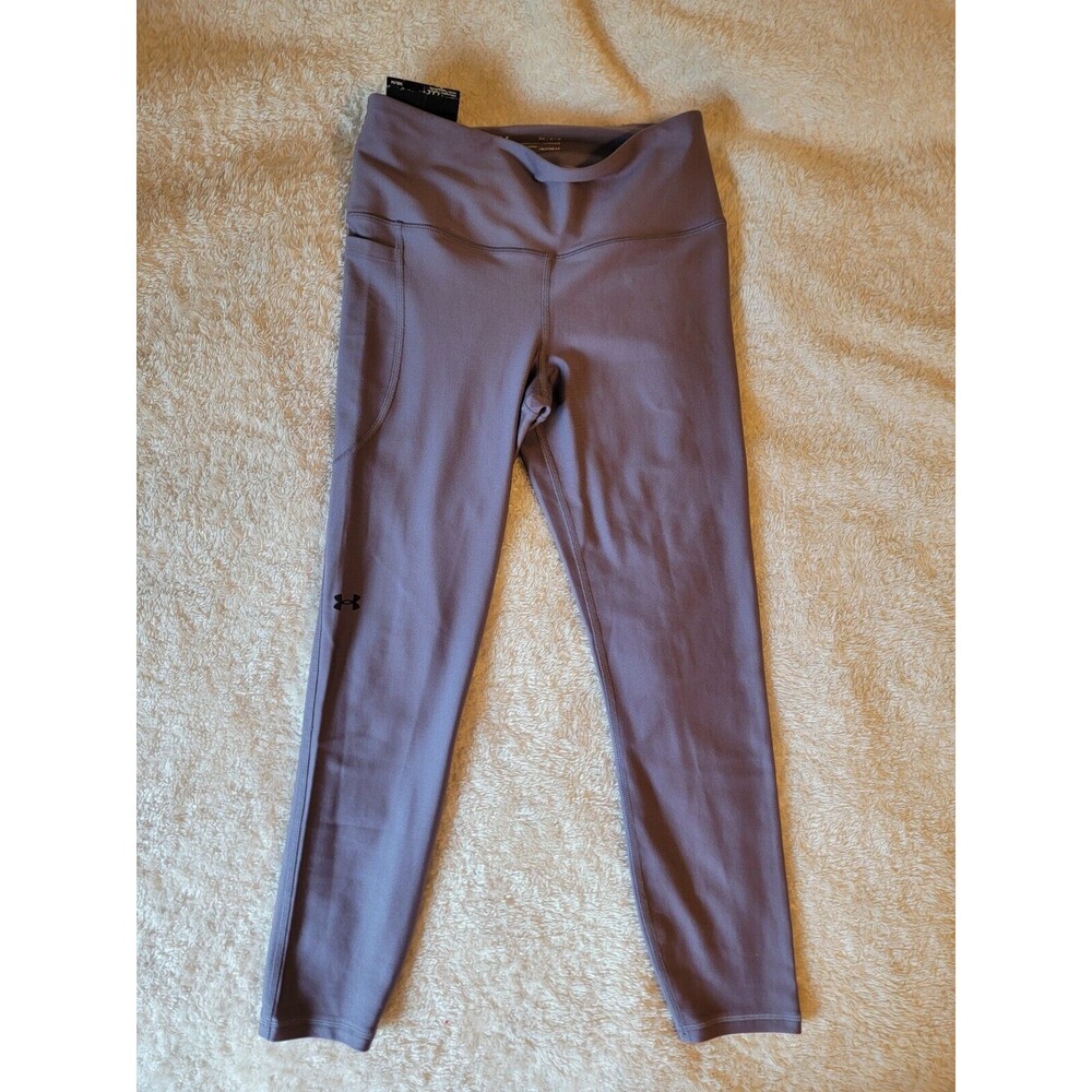 Under Armour HeatGear Hi-Rise Ankle Crop‎ Leggings Women's Size MEDIUM NWT - Picture 2 of 9